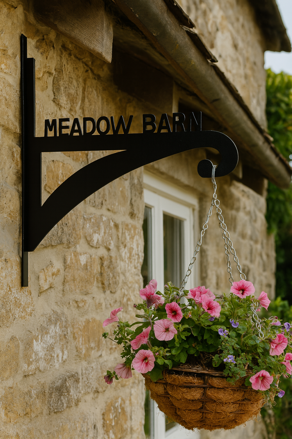 Hanging Basket Bracket - Personalised