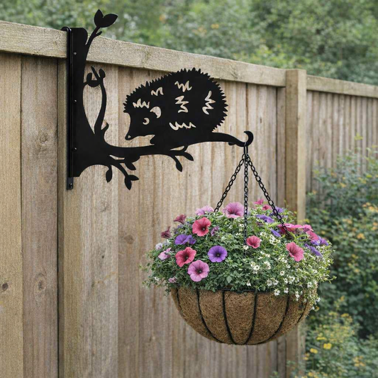 Hanging Basket Bracket - Hedgehog